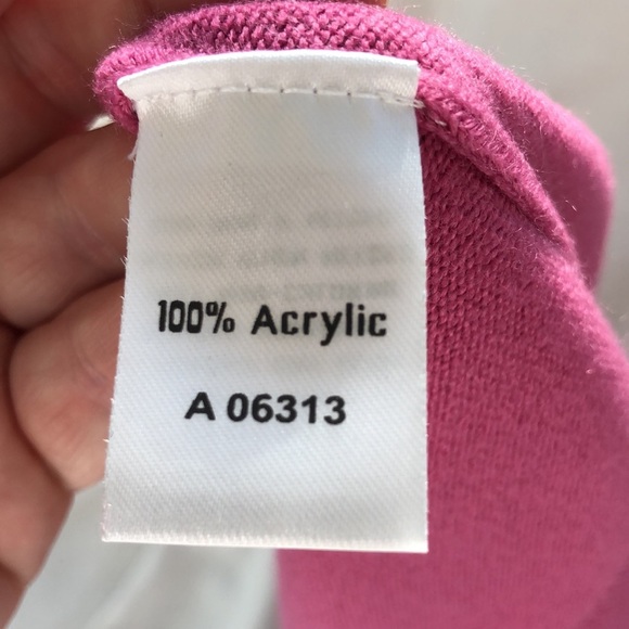 HOT PINK MOCKNECK SHORT SLEEVE SWEATER  - TOG SHOP XL GUC FLATTERI… - Picture 9 of 15